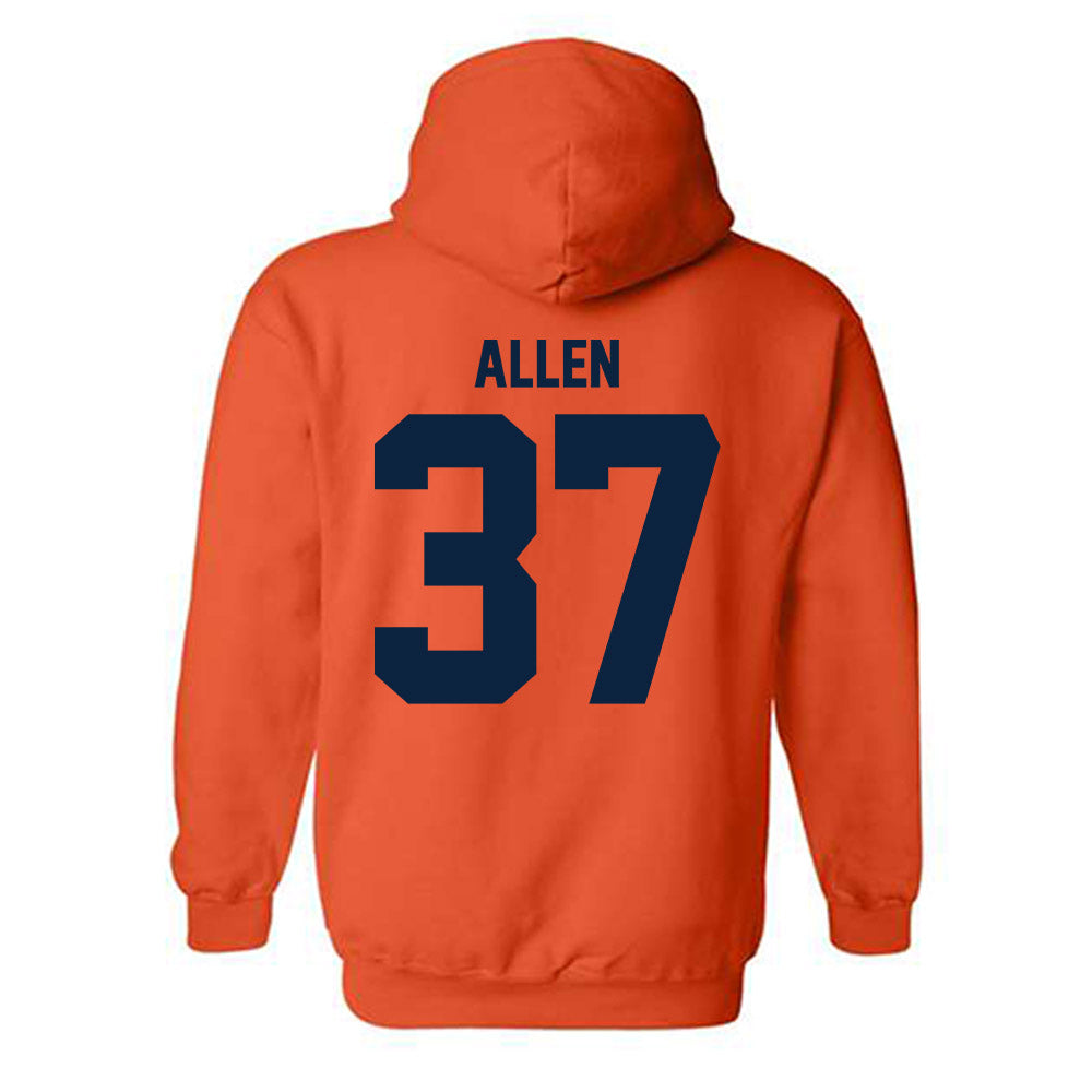 Syracuse - NCAA Women's Lacrosse : Mary Allen - Classic Shersey Hooded Sweatshirt-1