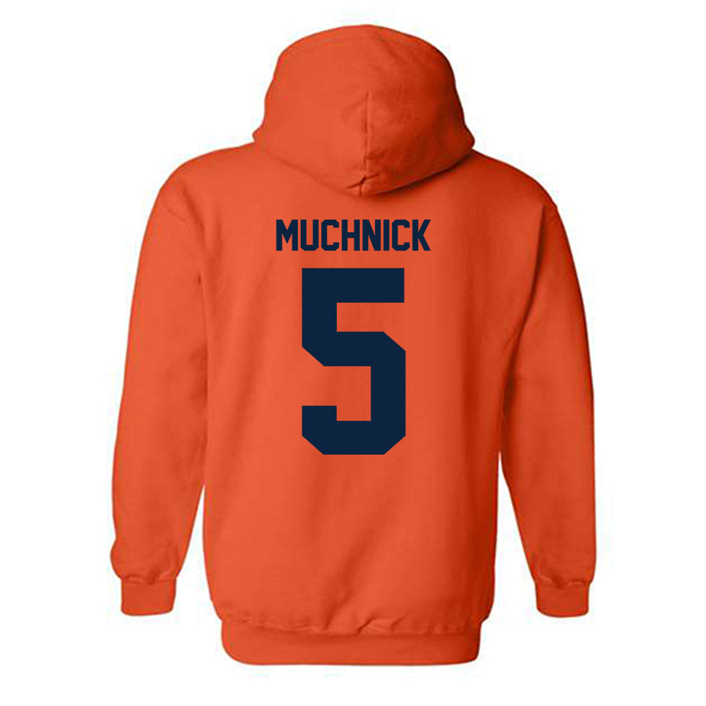 Syracuse - NCAA Women's Lacrosse : Emma Muchnick - Classic Shersey Hooded Sweatshirt-1