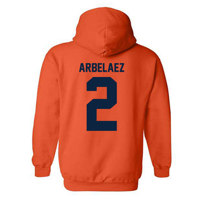 Syracuse - NCAA Women's Soccer : Julia Arbelaez - Classic Shersey Hooded Sweatshirt-1