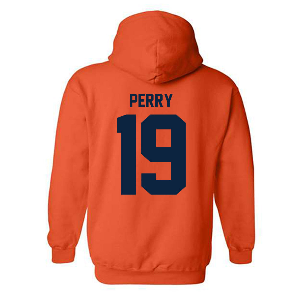 Syracuse - NCAA Football : Cornell Perry - Classic Shersey Hooded Sweatshirt-1