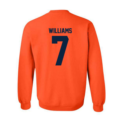 Syracuse - NCAA Football : Darien Williams - Classic Shersey Crewneck Sweatshirt-1