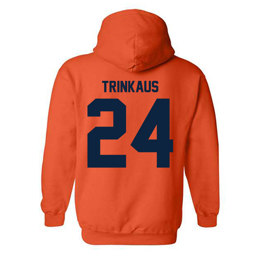 Syracuse - NCAA Women's Lacrosse : Caroline Trinkaus - Classic Shersey Hooded Sweatshirt-1