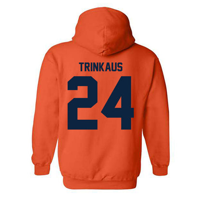 Syracuse - NCAA Women's Lacrosse : Caroline Trinkaus - Classic Shersey Hooded Sweatshirt-1