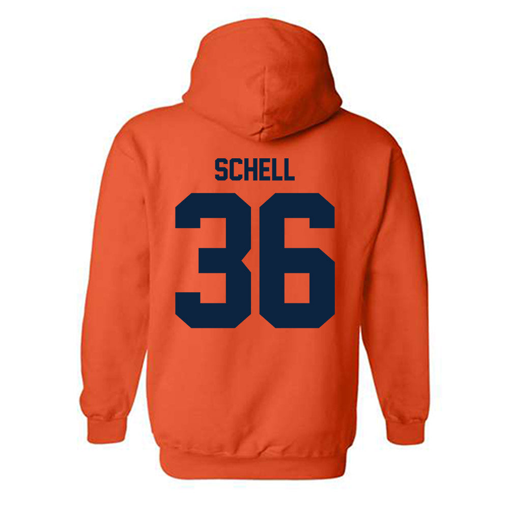 Syracuse - NCAA Men's Lacrosse : Jack Schell - Classic Shersey Hooded Sweatshirt-1
