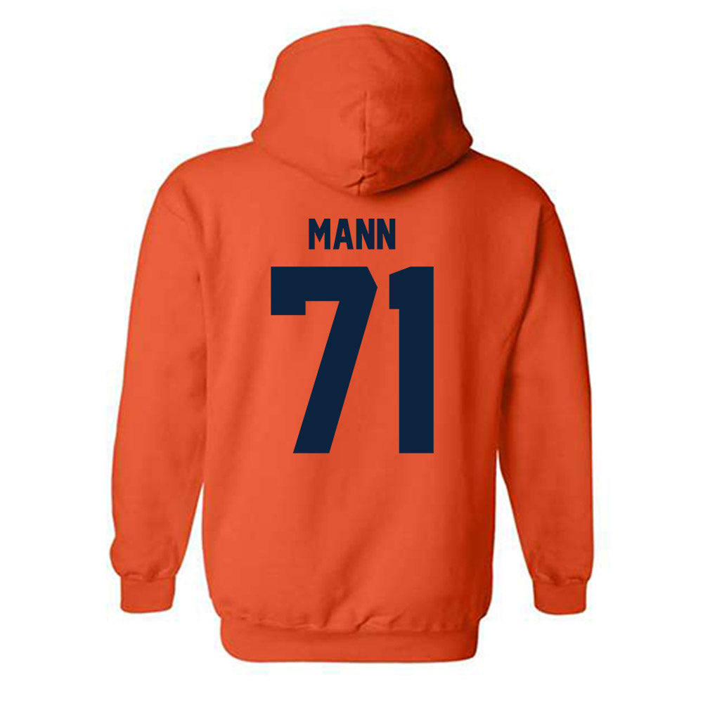 Syracuse - NCAA Football : Jayden Mann - Classic Shersey Hooded Sweatshirt-1