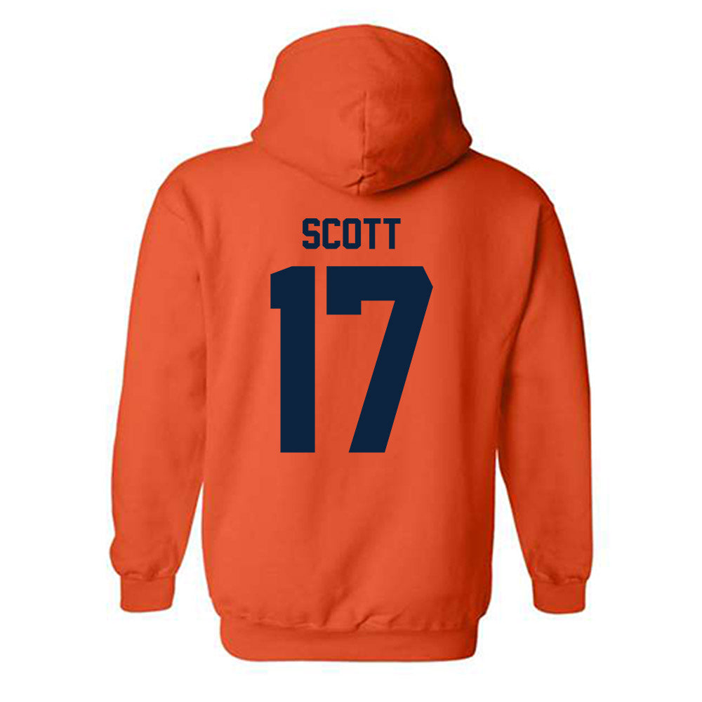 Syracuse - NCAA Men's Lacrosse : Donny Scott - Classic Shersey Hooded Sweatshirt-1