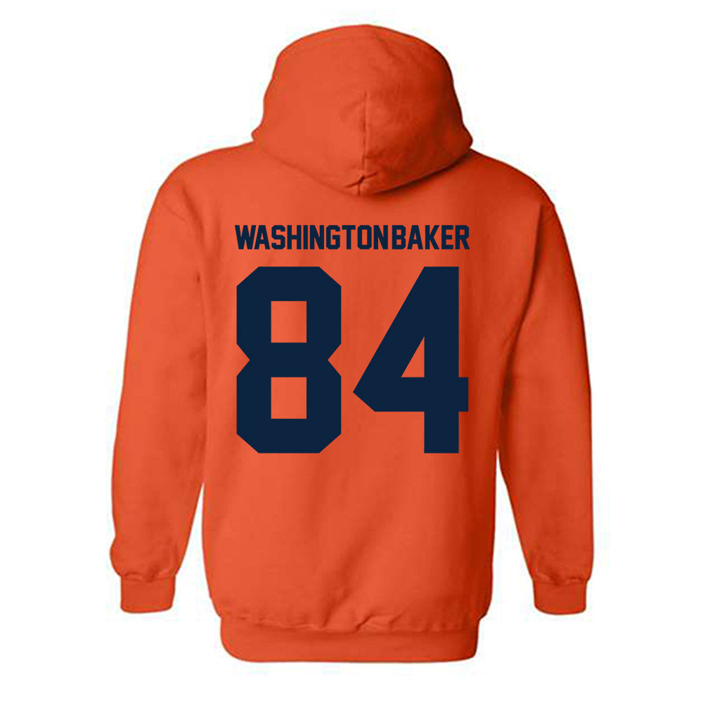 Syracuse - NCAA Football : Elijah Washington-Baker - Classic Shersey Hooded Sweatshirt-1