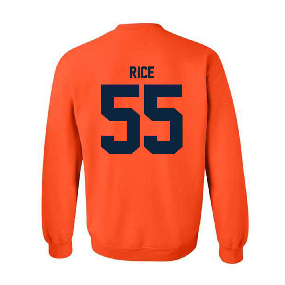 Syracuse - NCAA Football : Zach Rice - Classic Shersey Crewneck Sweatshirt-1