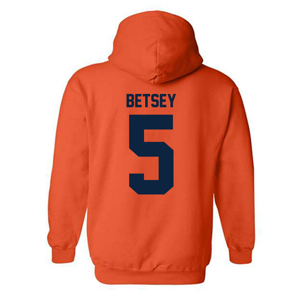 Syracuse - NCAA Men's Basketball : Tyler Betsey - Classic Shersey Hooded Sweatshirt-1