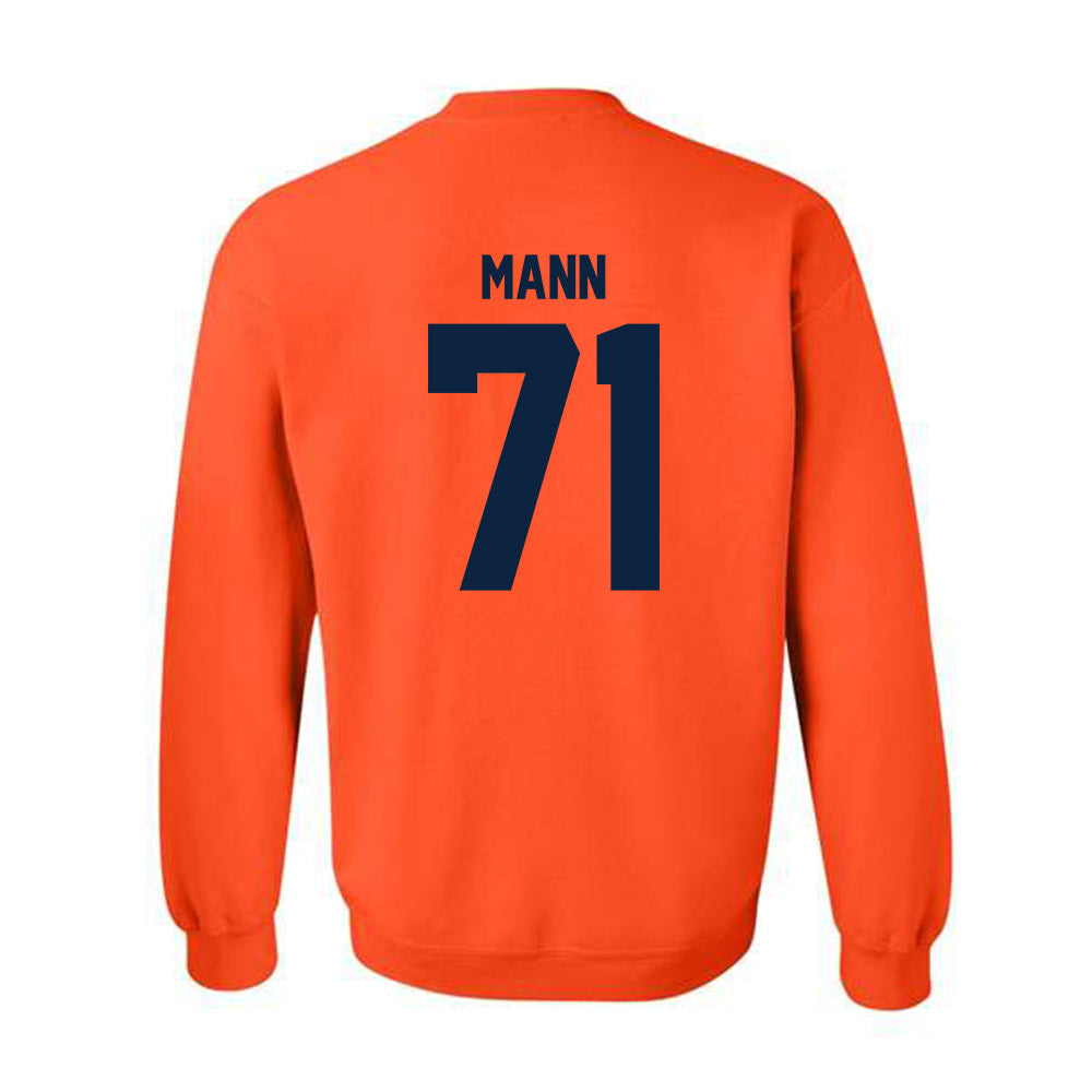 Syracuse - NCAA Football : Jayden Mann - Classic Shersey Crewneck Sweatshirt-1