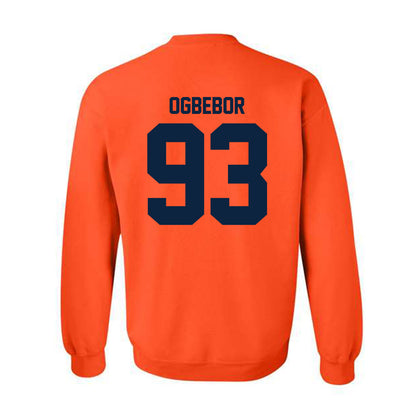 Syracuse - NCAA Football : Nissi Ogbebor - Classic Shersey Crewneck Sweatshirt-1