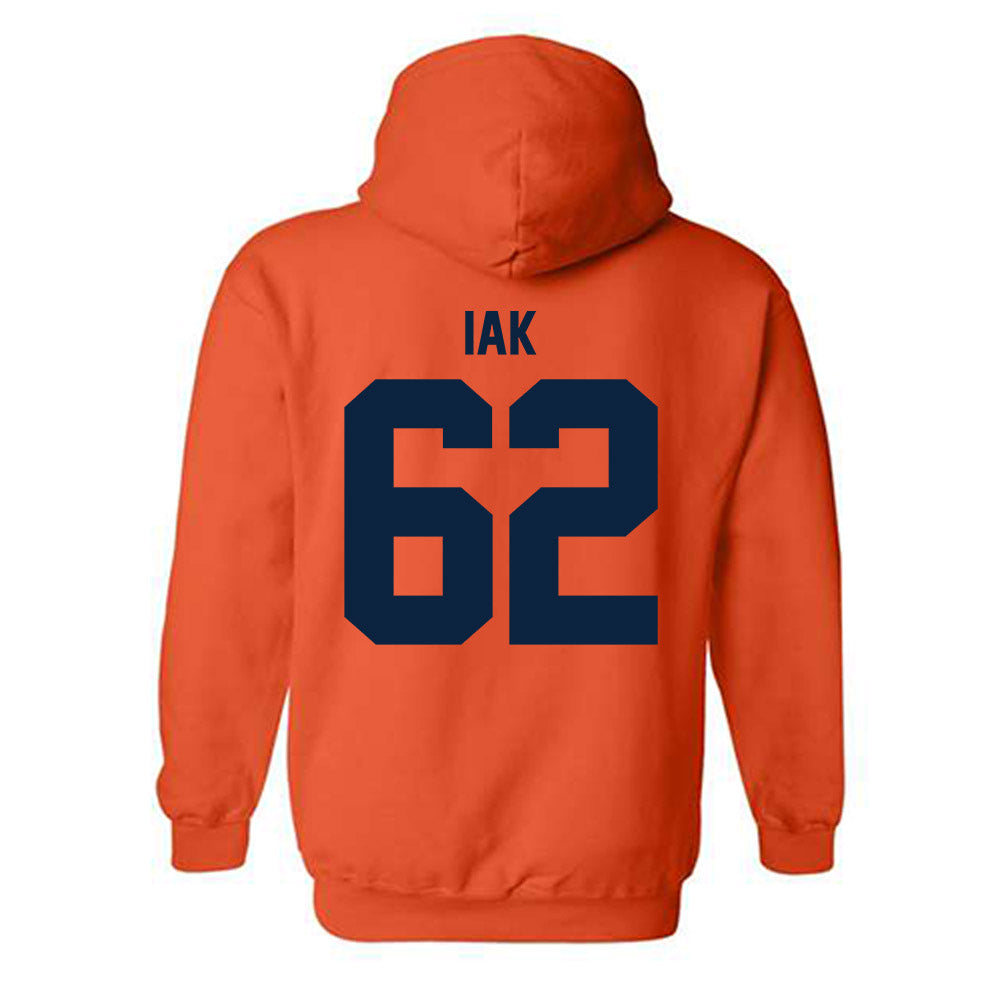 Syracuse - NCAA Football : Jackson Iak - Classic Shersey Hooded Sweatshirt-1