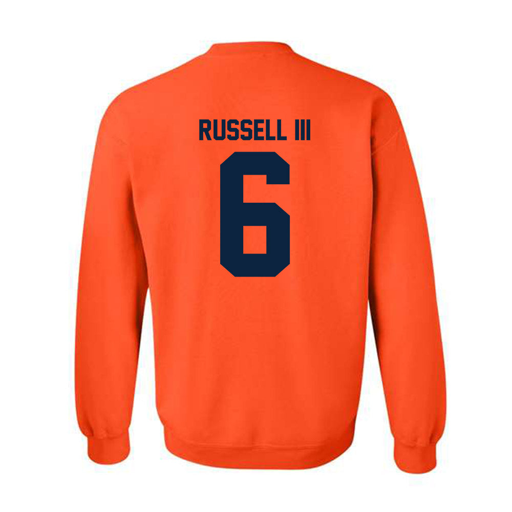 Syracuse - NCAA Men's Basketball : Calvin Russell III - Classic Shersey Crewneck Sweatshirt-1