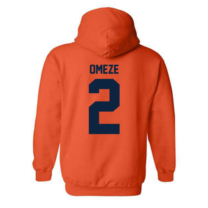 Syracuse - NCAA Men's Soccer : Chimere Omeze - Classic Shersey Hooded Sweatshirt-1