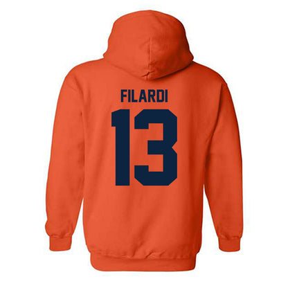 Syracuse - NCAA Men's Lacrosse : Joe Filardi - Classic Shersey Hooded Sweatshirt-1
