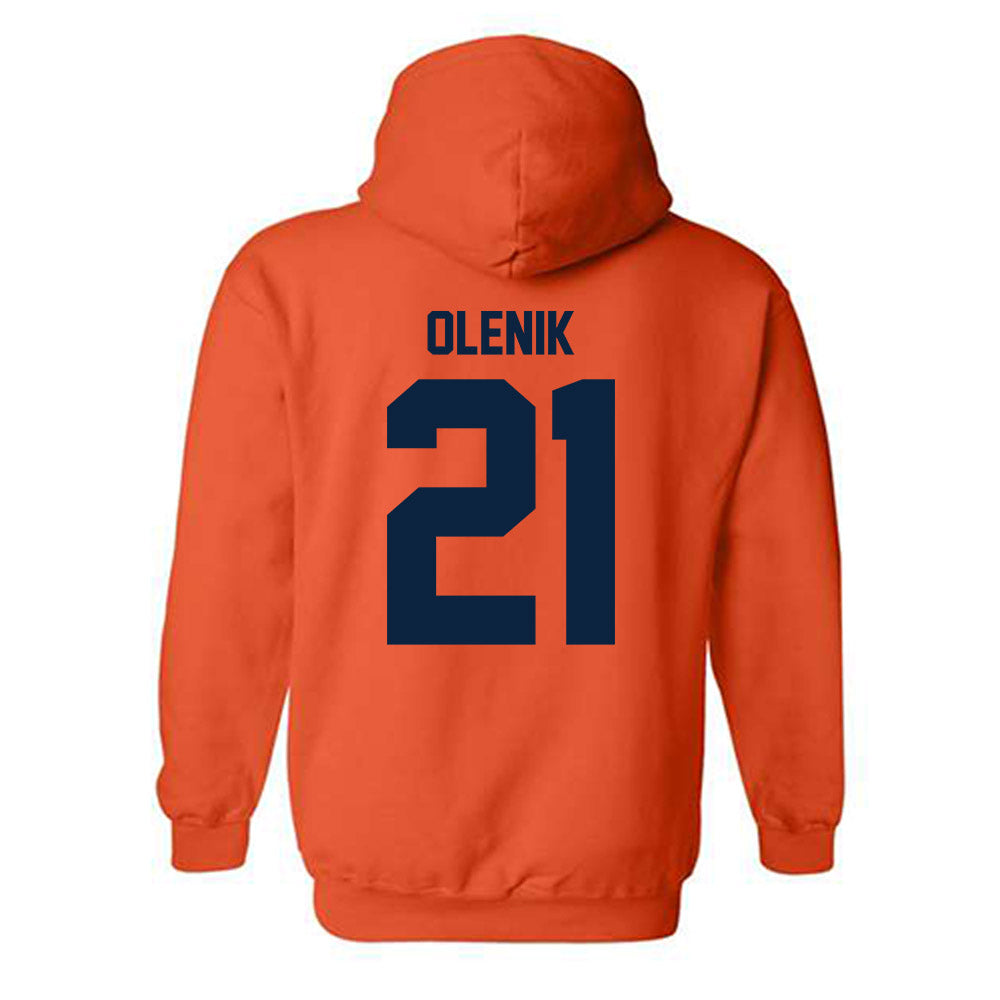 Syracuse - NCAA Men's Lacrosse : John Olenik - Classic Shersey Hooded Sweatshirt-1