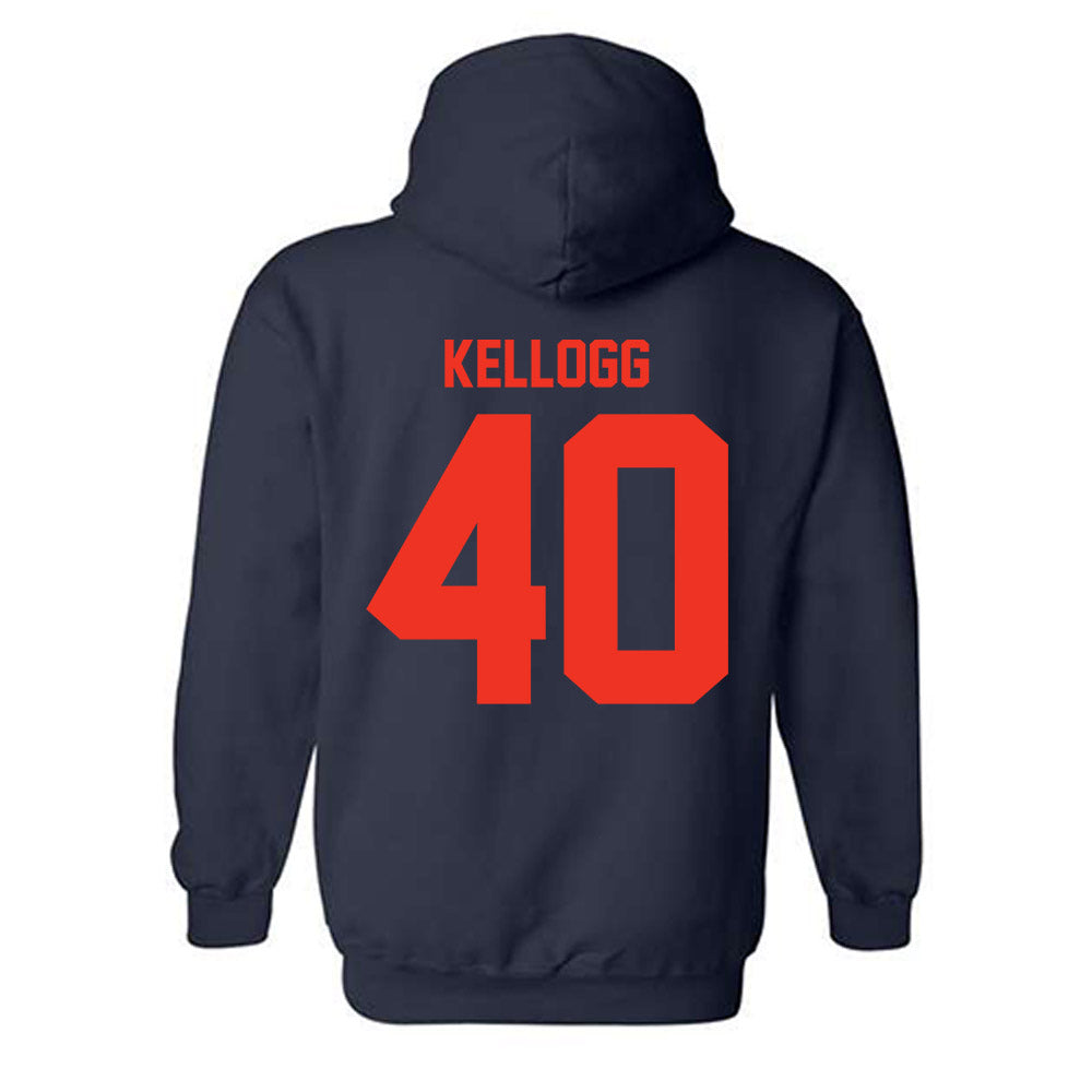 Syracuse - NCAA Men's Lacrosse : Tucker Kellogg - Classic Shersey Hooded Sweatshirt-1