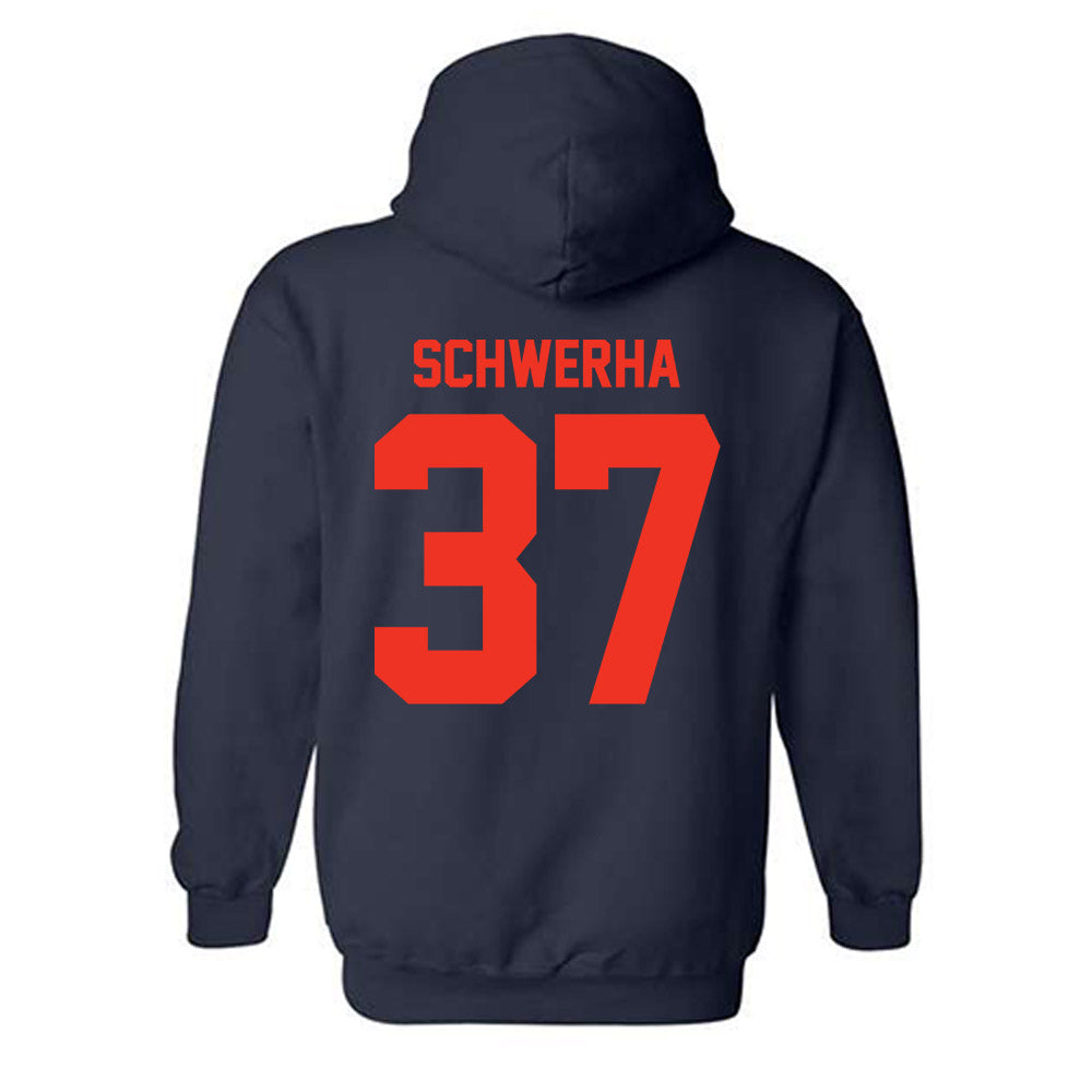 Syracuse - NCAA Football : Timothy Schwerha - Classic Shersey Hooded Sweatshirt-1