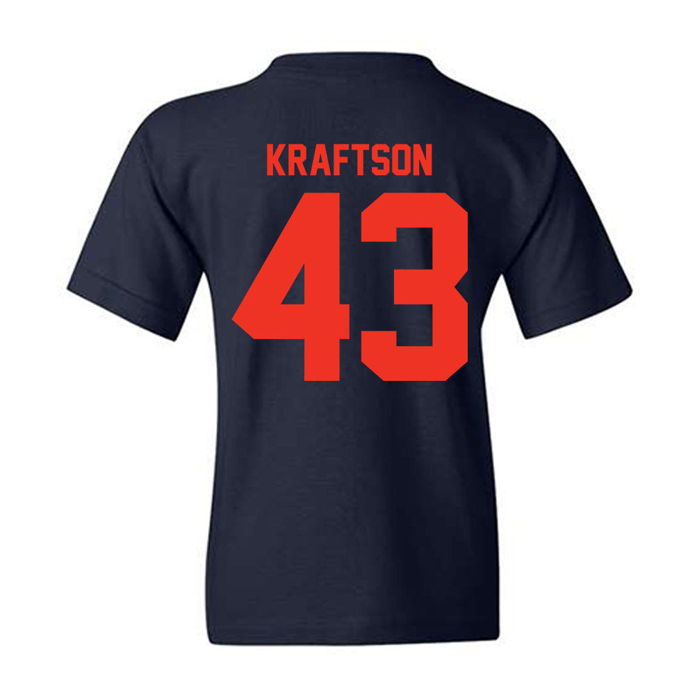 Syracuse - NCAA Men's Lacrosse : Charlie Kraftson - Classic Shersey Youth T-Shirt-1