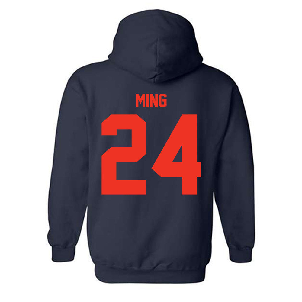 Syracuse - NCAA Men's Soccer : Sachiel Ming - Classic Shersey Hooded Sweatshirt-1