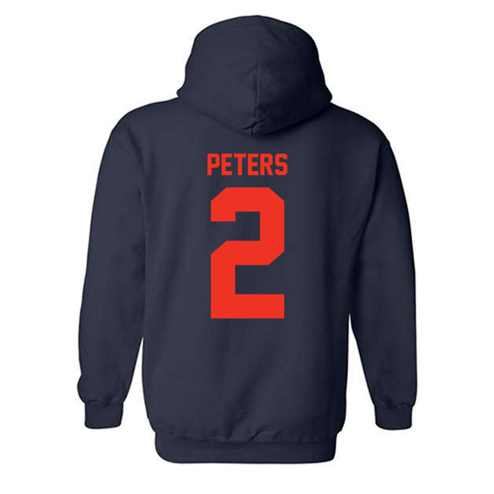 Syracuse - NCAA Women's Lacrosse : Bri Peters - Classic Shersey Hooded Sweatshirt-1