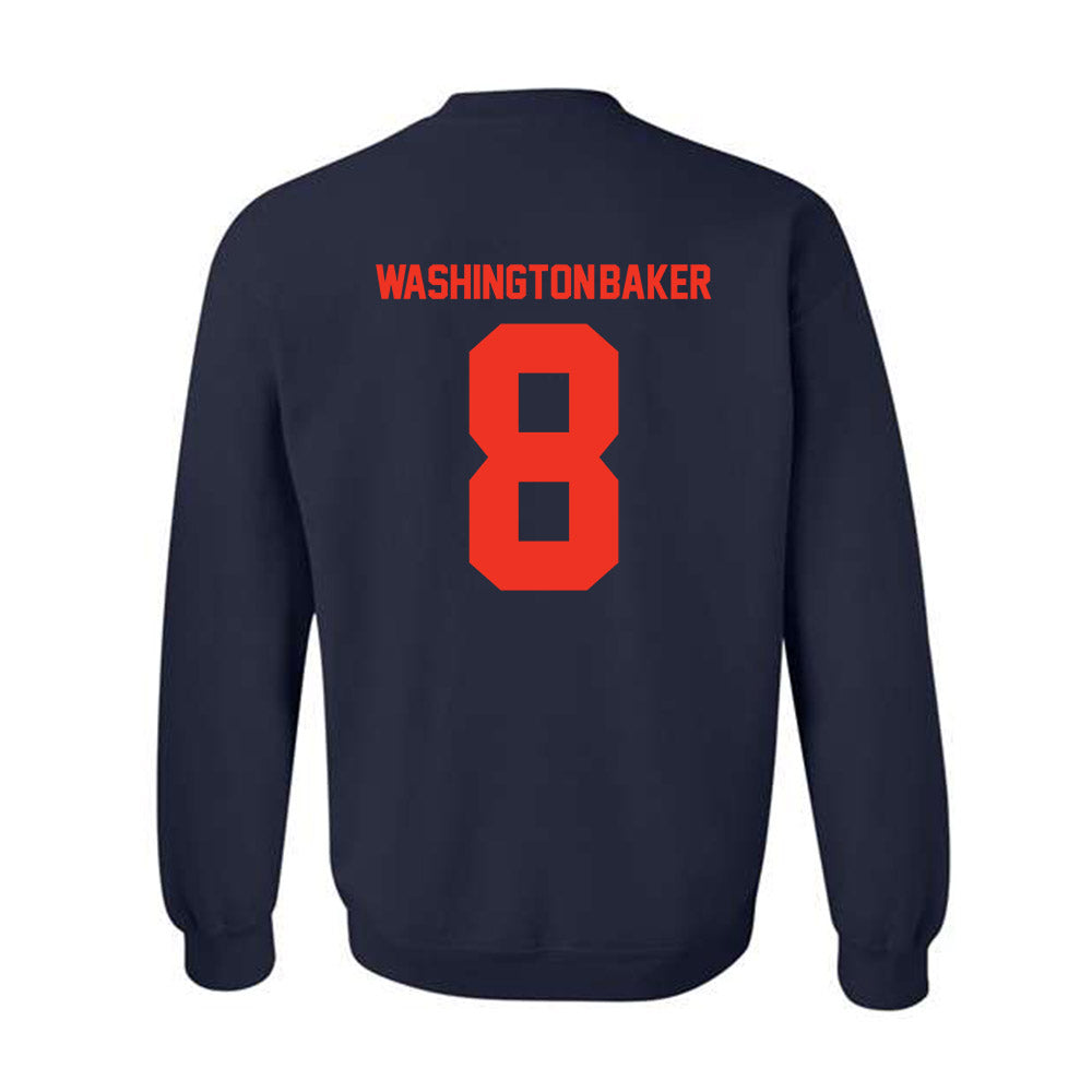 Syracuse - NCAA Football : Elijah Washington-Baker - Classic Shersey Crewneck Sweatshirt-1