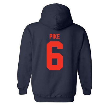 Syracuse - NCAA Men's Lacrosse : Braydon Pike - Classic Shersey Hooded Sweatshirt-1
