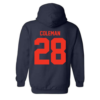 Syracuse - NCAA Football : Malachi Coleman - Classic Shersey Hooded Sweatshirt-1