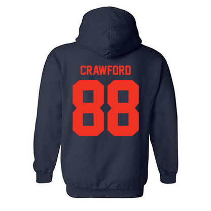 Syracuse - NCAA Football : Elijah Crawford - Classic Shersey Hooded Sweatshirt-1