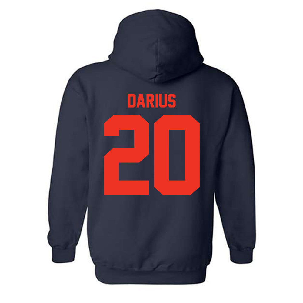 Syracuse - NCAA Women's Basketball : Dominique Darius - Classic Shersey Hooded Sweatshirt-1