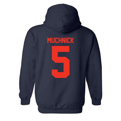 Syracuse - NCAA Women's Lacrosse : Emma Muchnick - Classic Shersey Hooded Sweatshirt-1