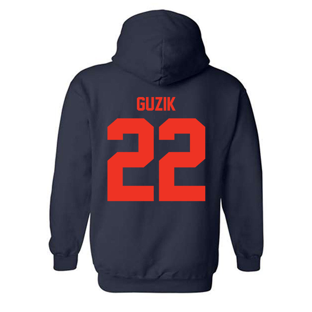 Syracuse - NCAA Women's Lacrosse : Molly Guzik - Classic Shersey Hooded Sweatshirt-1