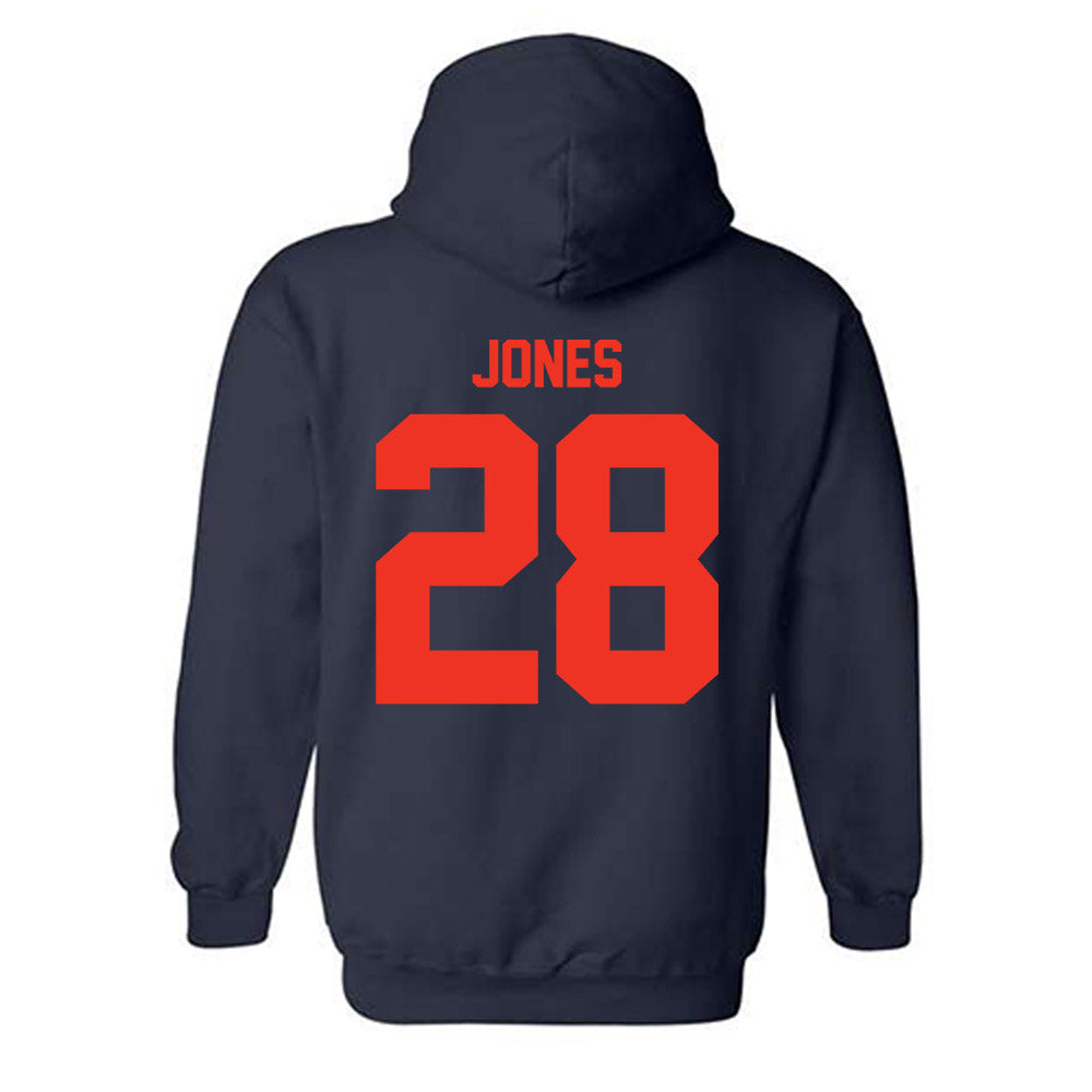 Syracuse - NCAA Women's Lacrosse : Harper Jones - Classic Shersey Hooded Sweatshirt-1