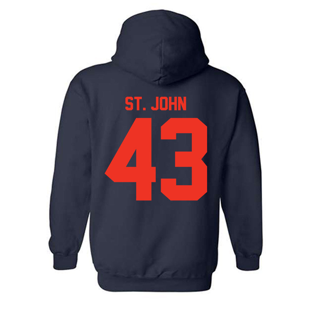 Syracuse - NCAA Football : Garvin St. John - Hooded Sweatshirt