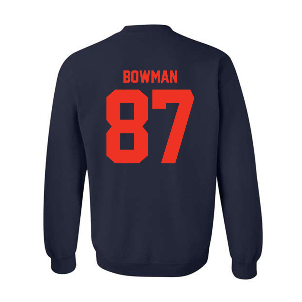 Syracuse - NCAA Football : Wyatt Bowman - Classic Shersey Crewneck Sweatshirt-1