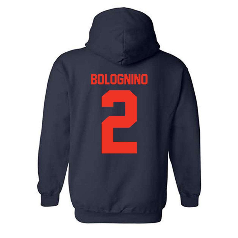 Syracuse - NCAA Men's Lacrosse : Vincent Bolognino - Classic Shersey Hooded Sweatshirt-1