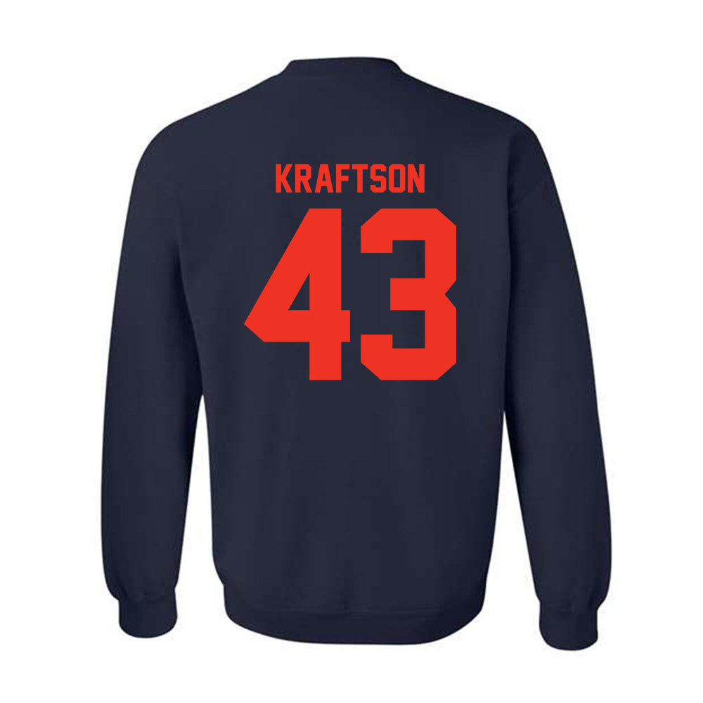 Syracuse - NCAA Men's Lacrosse : Charlie Kraftson - Classic Shersey Crewneck Sweatshirt-1