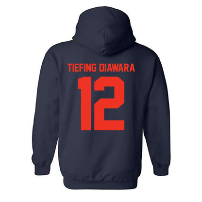 Syracuse - NCAA Men's Basketball : Mahamadoun Tiefing Diawara - Classic Shersey Hooded Sweatshirt-1
