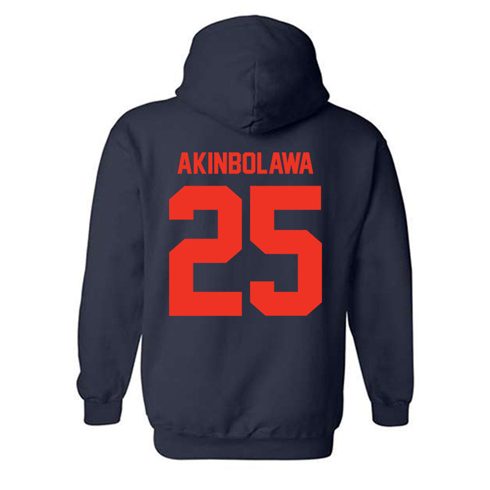 Syracuse - NCAA Women's Basketball : Oyindamola Akinbolawa - Classic Shersey Hooded Sweatshirt-1
