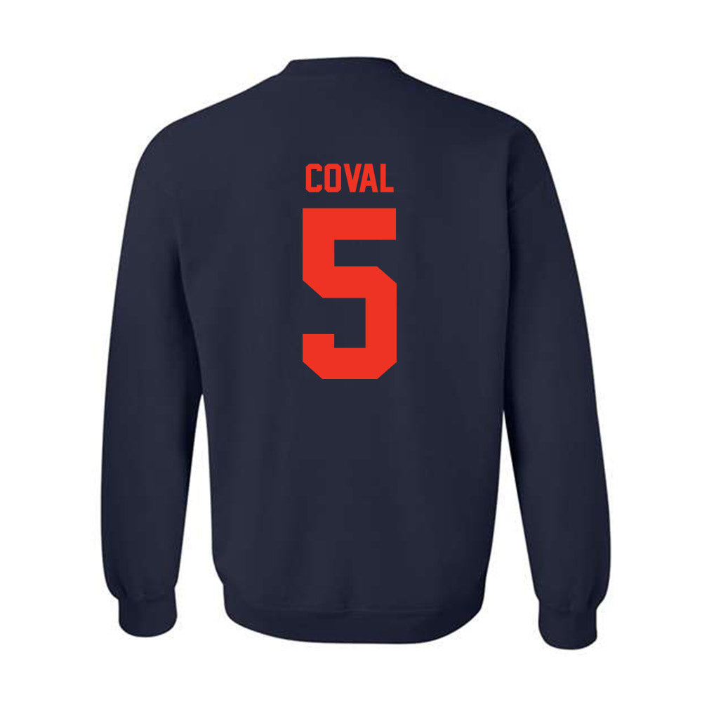Syracuse - NCAA Women's Soccer : Julia Coval - Classic Shersey Crewneck Sweatshirt-1