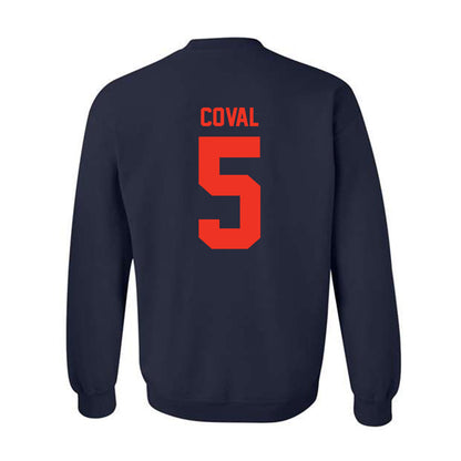 Syracuse - NCAA Women's Soccer : Julia Coval - Classic Shersey Crewneck Sweatshirt-1
