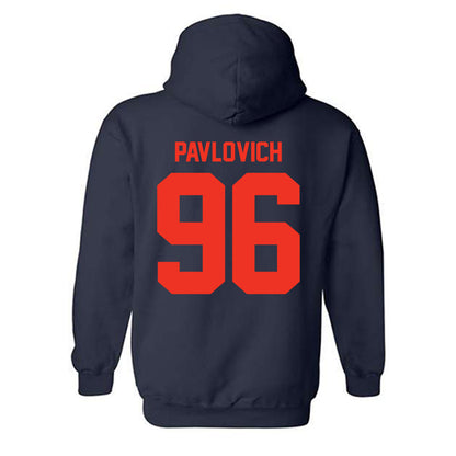 Syracuse - NCAA Football : Mateja Pavlovich - Classic Shersey Hooded Sweatshirt-1