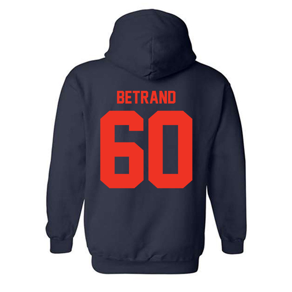 Syracuse - NCAA Football : Naquil Betrand - Classic Shersey Hooded Sweatshirt-1