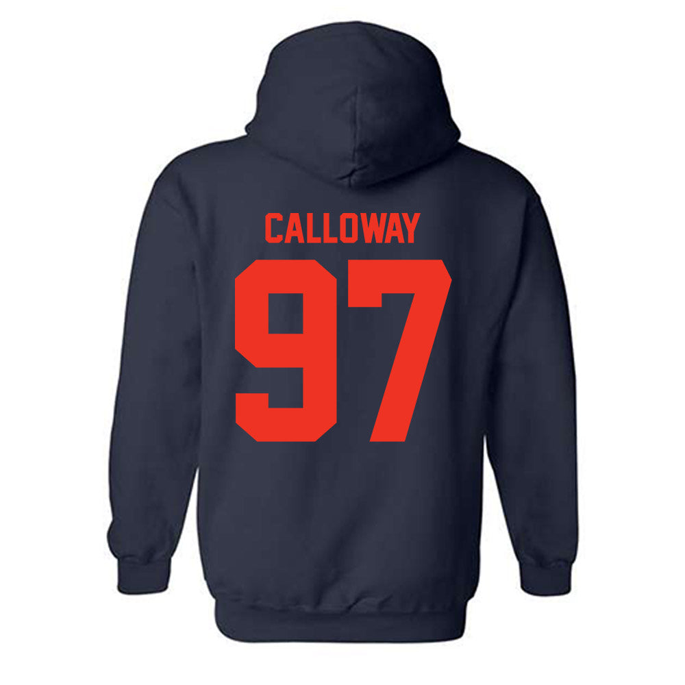 Syracuse - NCAA Football : Clark Calloway - Classic Shersey Hooded Sweatshirt-1