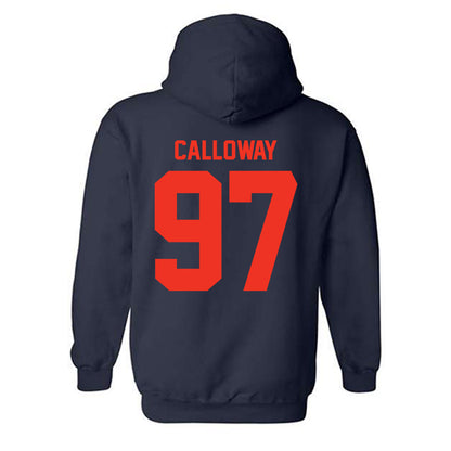Syracuse - NCAA Football : Clark Calloway - Classic Shersey Hooded Sweatshirt-1