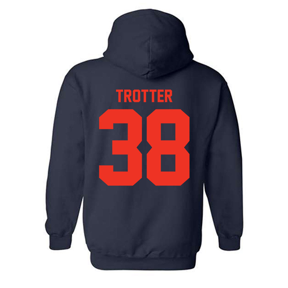 Syracuse - NCAA Football : James Trotter - Classic Shersey Hooded Sweatshirt-1