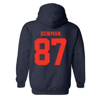 Syracuse - NCAA Football : Wyatt Bowman - Classic Shersey Hooded Sweatshirt-1