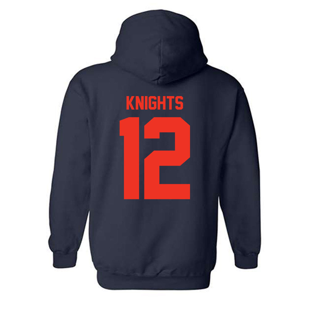 Syracuse - NCAA Women's Field Hockey : Charlotte Knights - Classic Shersey Hooded Sweatshirt-1