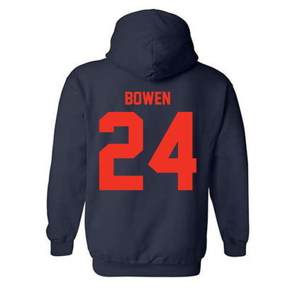 Syracuse - NCAA Men's Lacrosse : Dante Bowen - Classic Shersey Hooded Sweatshirt-1