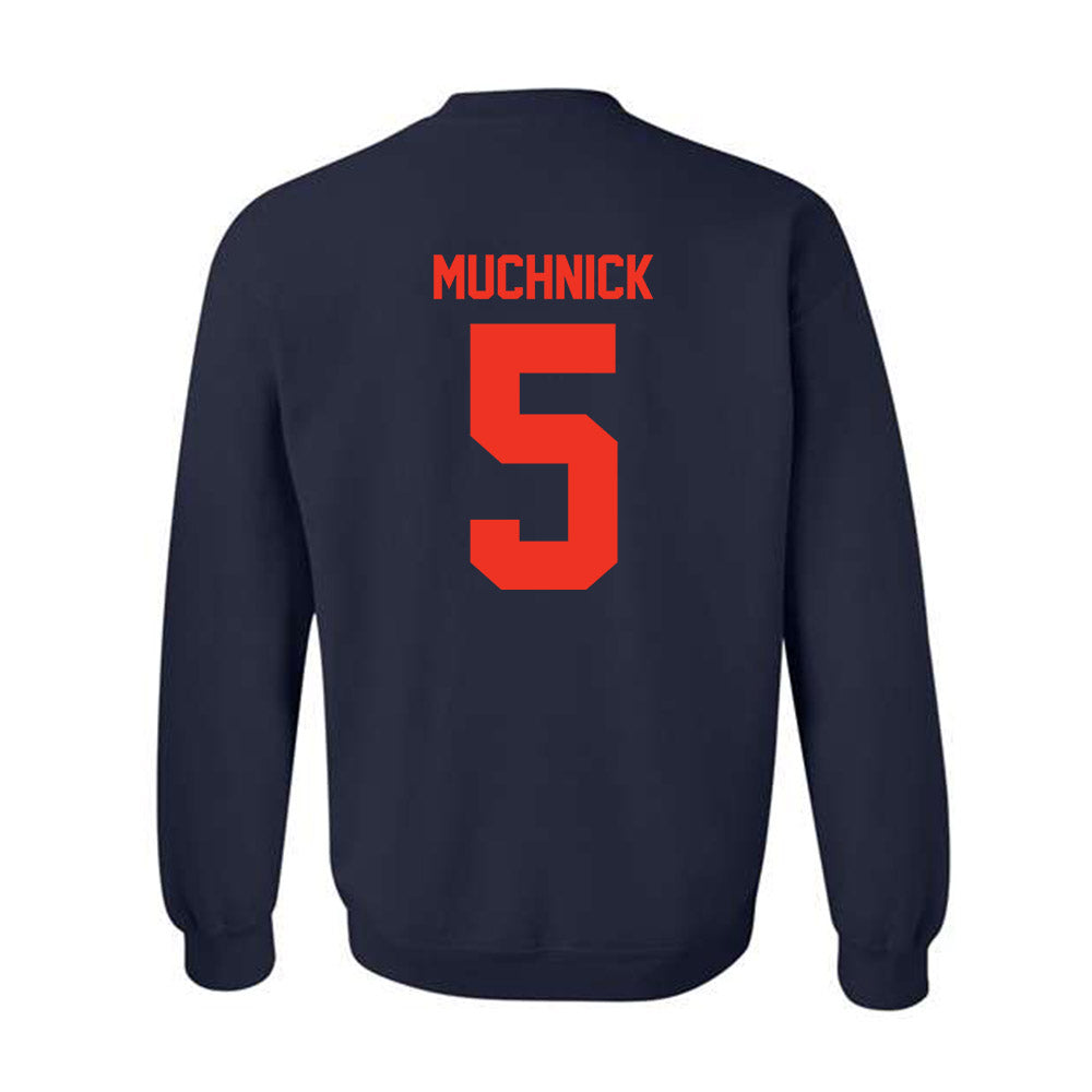 Syracuse - NCAA Women's Lacrosse : Emma Muchnick - Classic Shersey Crewneck Sweatshirt-1